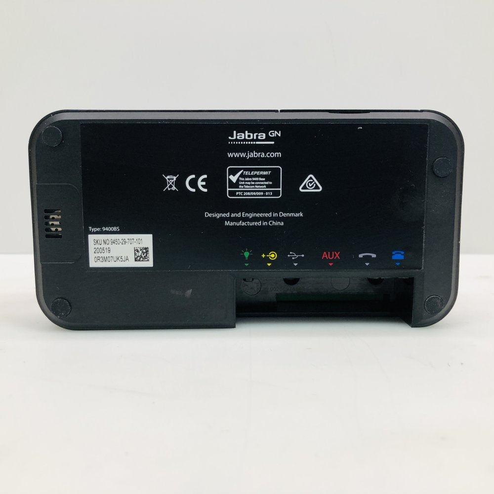 Jabra Pro 9400 Wireless Headset with Charging Base & Power Adapter
