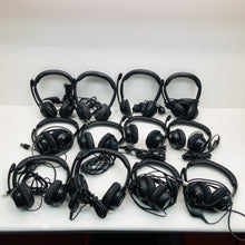 Lot of 14 Logitech USB Headsets w/ Mic & Inline Volume Control