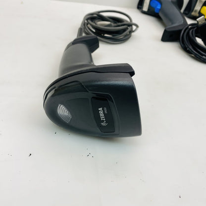 Lot of 3 Barcode Scanners: Zebra DS2208, Datalogic Gryphon GD4132, Wasp