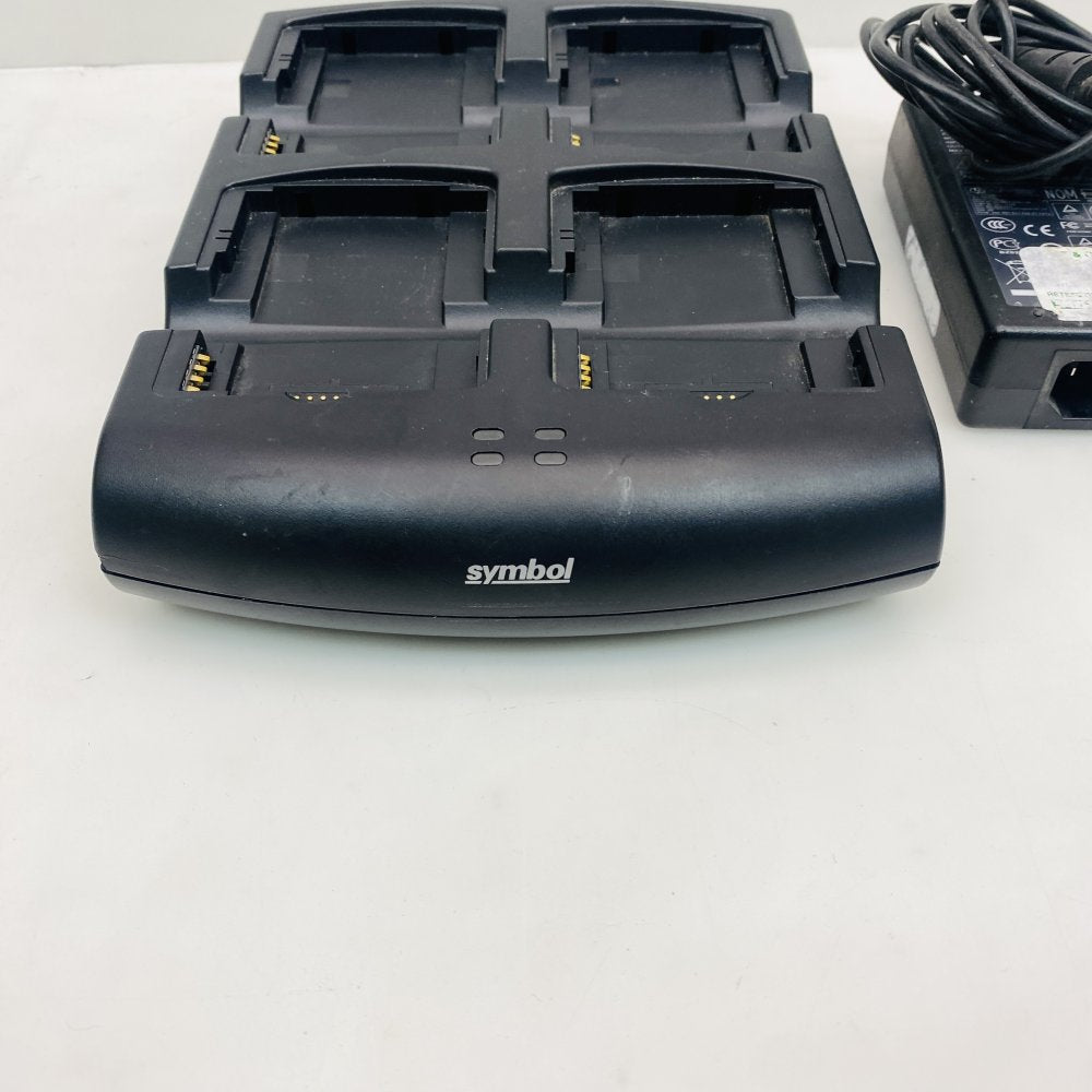 Symbol Technologies SACX000-4000C 4-Slot Battery Charger for MC w/ Adapter Used