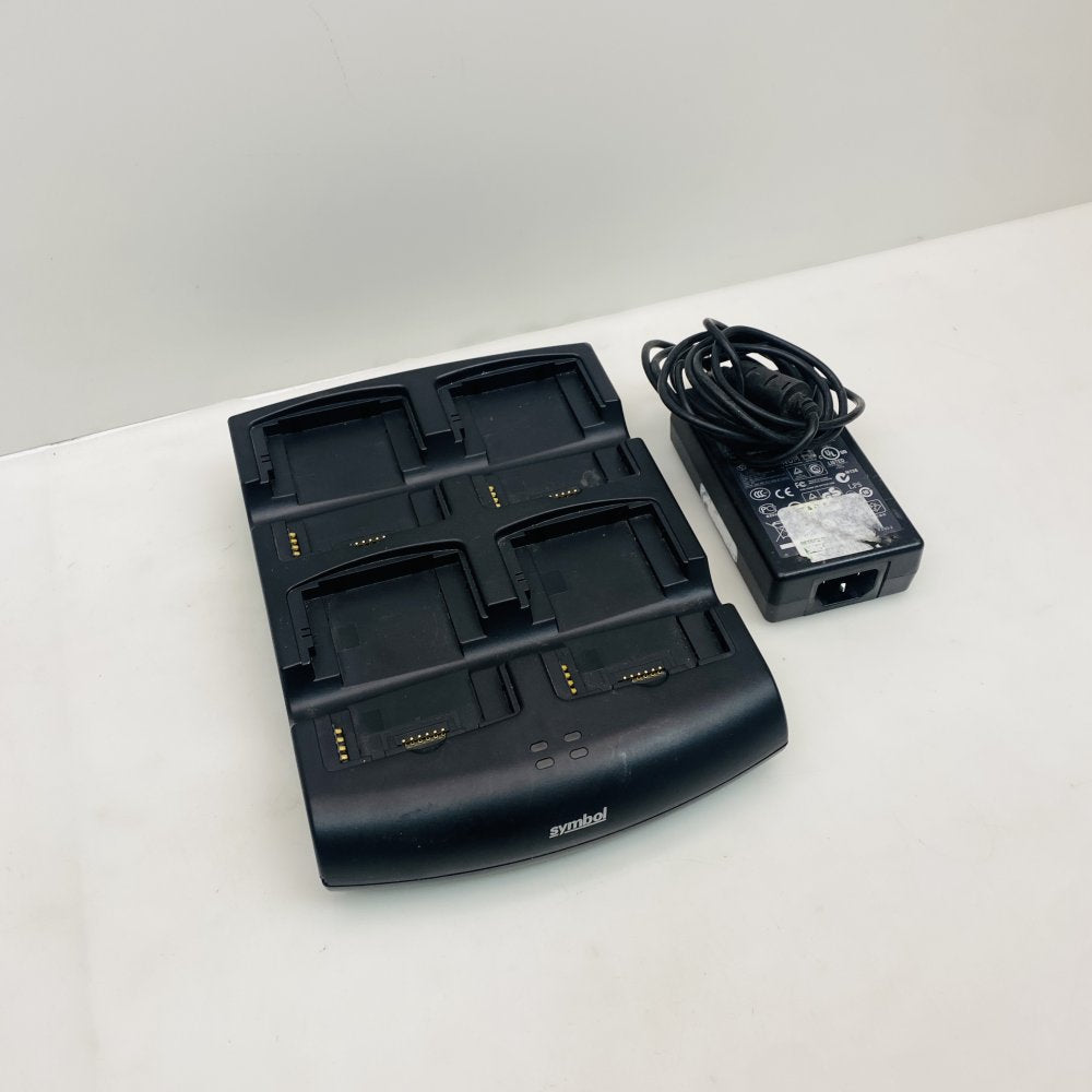 Symbol Technologies SACX000-4000C 4-Slot Battery Charger for MC w/ Adapter Used