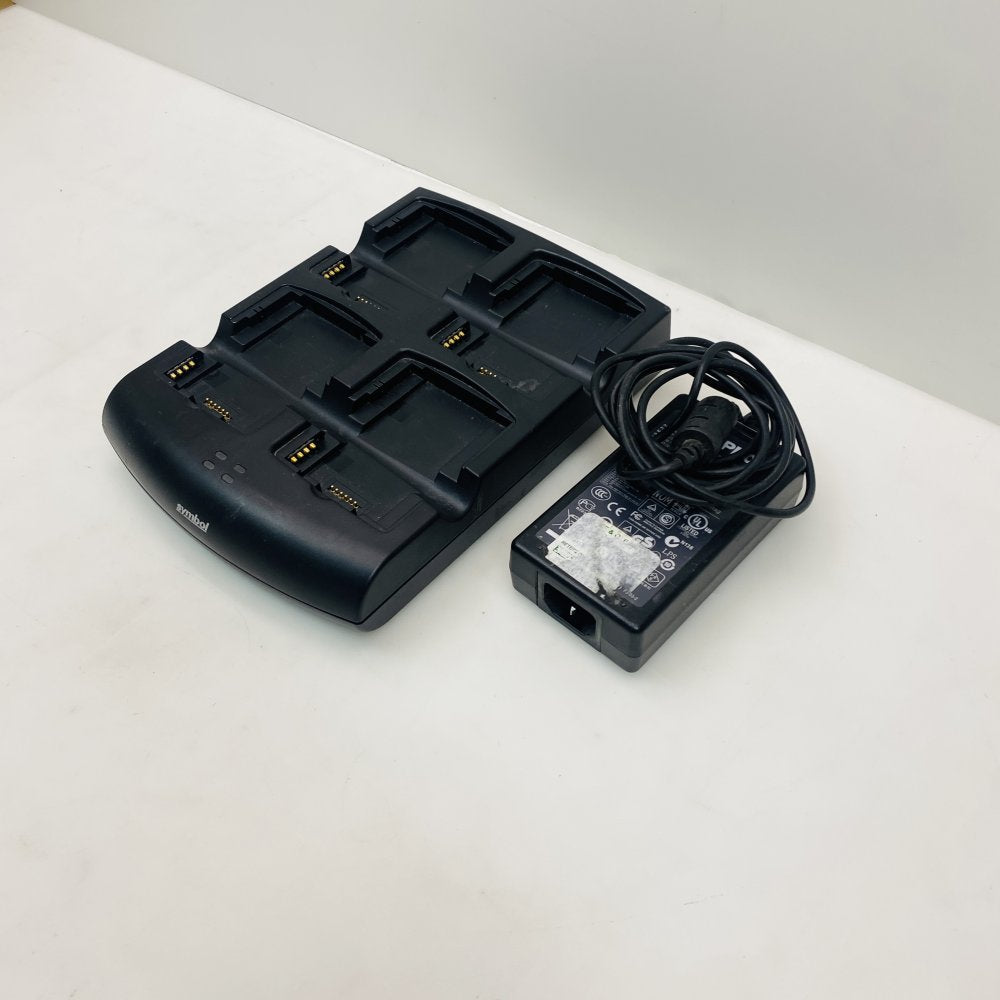 Symbol Technologies SACX000-4000C 4-Slot Battery Charger for MC w/ Adapter Used