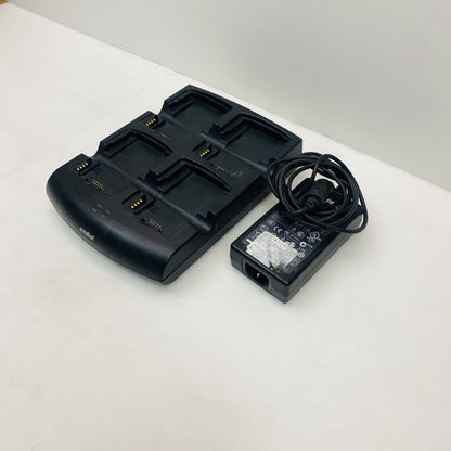 Symbol Technologies SACX000-4000C 4-Slot Battery Charger for MC w/ Adapter Used