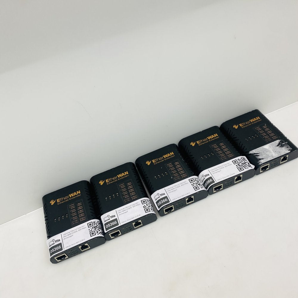 Industrial Ethernet Extender Job Lot EtherWAN ED101 x5