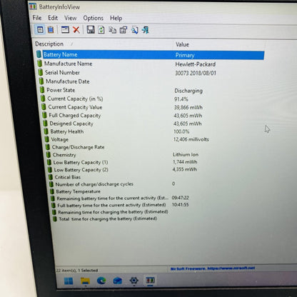 HP ProBook 640 G4 i5-7300U 8GB RAM 477GB SSD Windows 11 Pro + Charger
