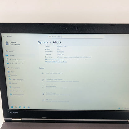 Lenovo ThinkPad L560 i5-6200U 8GB 238GB SSD Windows 11 Pro + Charger (Grade D)
