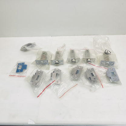 Tubular Door Latch Bolts with Strike Plates Lot of 5 Heavy Duty