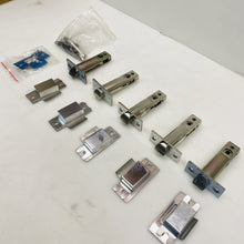 Tubular Door Latch Bolts with Strike Plates Lot of 5 Heavy Duty