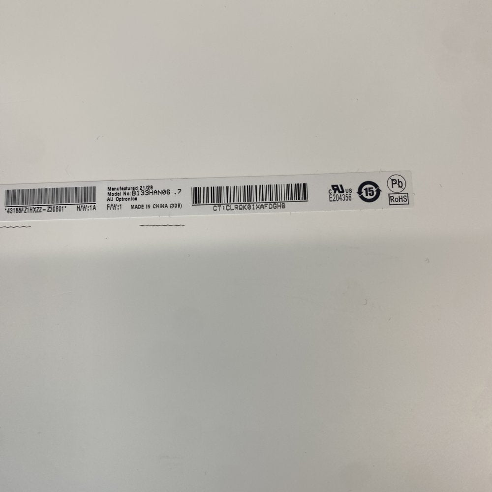 AU Optronics B133HAN06.7 13.3" Laptop LCD Screen Panel Grade A