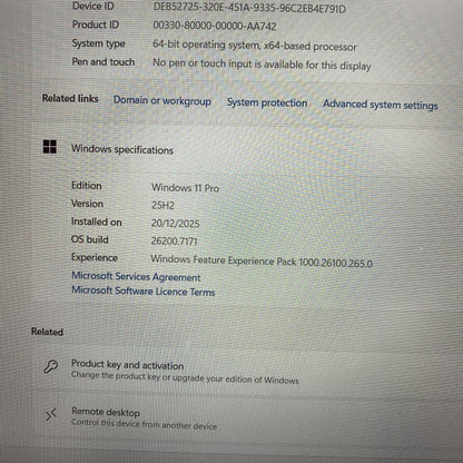HP EliteBook 820 G3 i5-6300U 16GB 512GB SSD Win11 Pro 12.5in Laptop – Grade-B