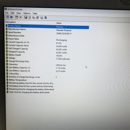 HP ProBook 650 G4 i5-7300U 8GB 512GB SSD 15.6 FHD Win 11 Pro Laptop Grade D