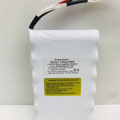 Powerizer 19.2V 1.1Ah (21Wh) LiFePO4 Rechargeable Battery Pack w/ Grade-A