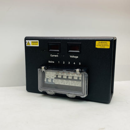 SES Light Pole Distribution Box 32A Mains 5-Way RCBOs C16 230V  Grade-C