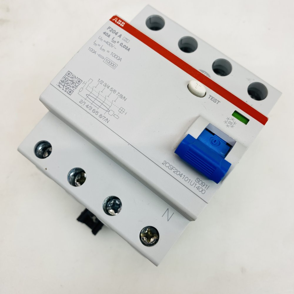 ABB F204 A 2CSF204101U1400 4P RCD RCCB 40A 30mA  Grade-B
