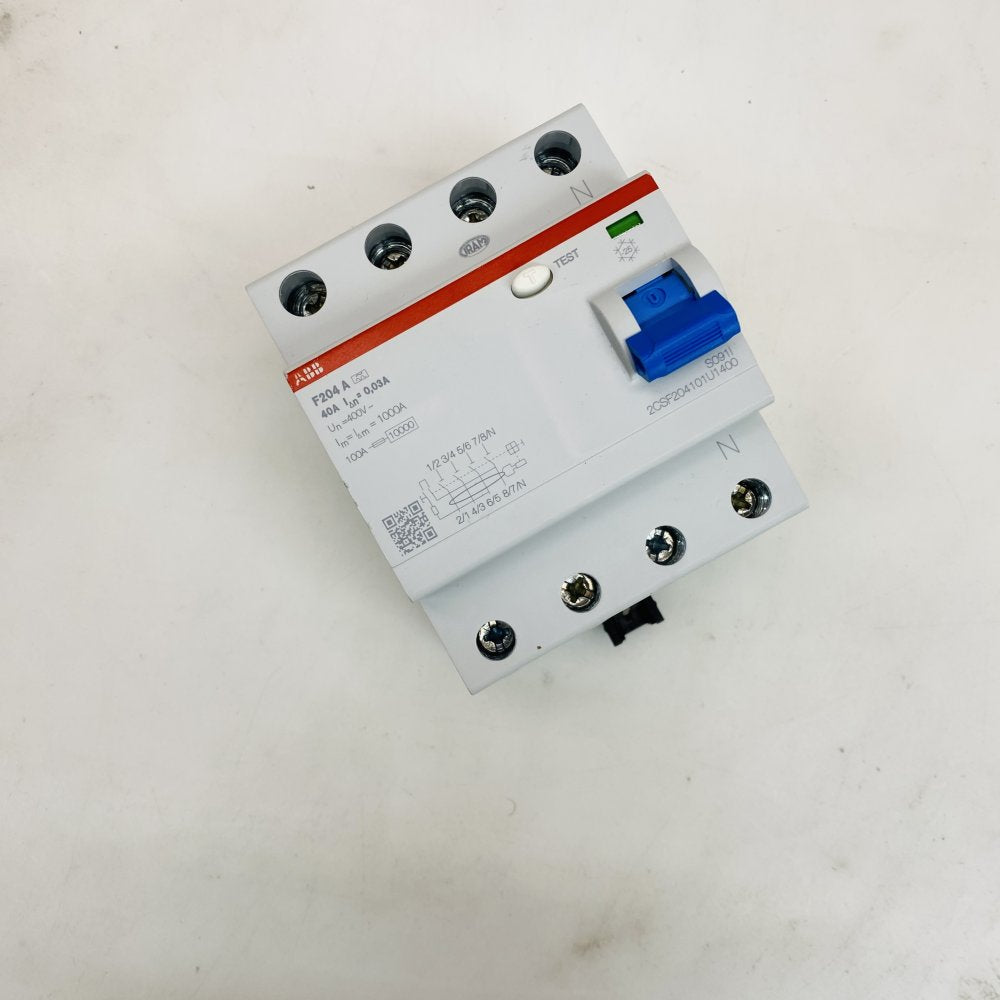 ABB F204 A 2CSF204101U1400 4P RCD RCCB 40A 30mA Grade-B