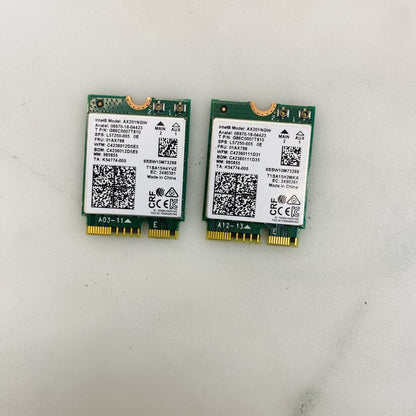 Intel AX201NGW M.2 WiFi 6 Wireless Card Lot of 2 Grade-A