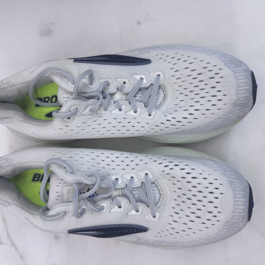 Brooks Glycerin Max Men's UK 8.5 White/Gray Running Shoes Preowned