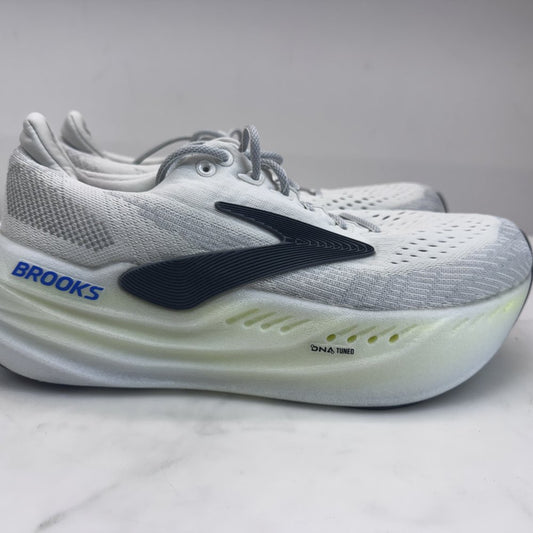 Brooks Glycerin Max Men's UK 8.5 White/Gray Running Shoes Preowned