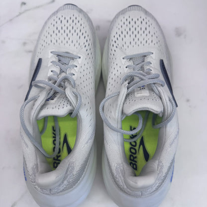 Brooks Glycerin Max Men's UK 8.5 White/Gray Running Shoes Preowned