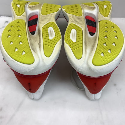 HOKA Skyward X Men's UK 8.5 Running Shoes White Red Blue - Good Used