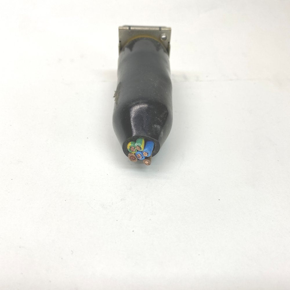 Joblot of 40 Black Panel-Mount Circular Cable Connectors with Leads AS IS Bundle