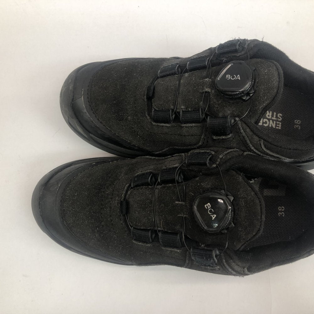 Engelbert Strauss BOA Dial Suede Work Shoes Black EU 38