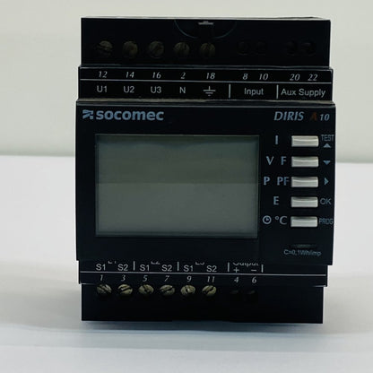 Socomec DIRIS A10 DIN-Rail Energy Meter Ref 48250010 Grade B