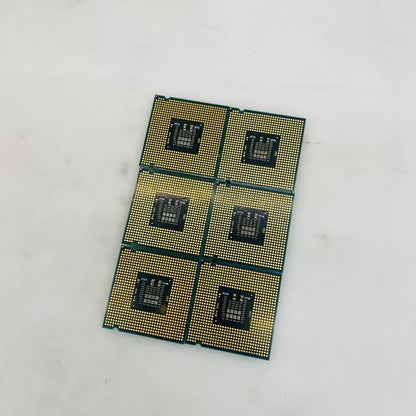 Lot of 6 x Intel Pentium E6500 CPUs + 7 x Copper Base Heatsinks with Fans