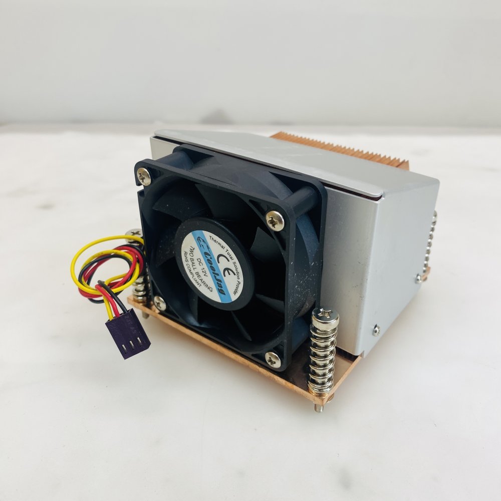 Lot of 6 x Intel Pentium E6500 CPUs + 7 x Copper Base Heatsinks with Fans