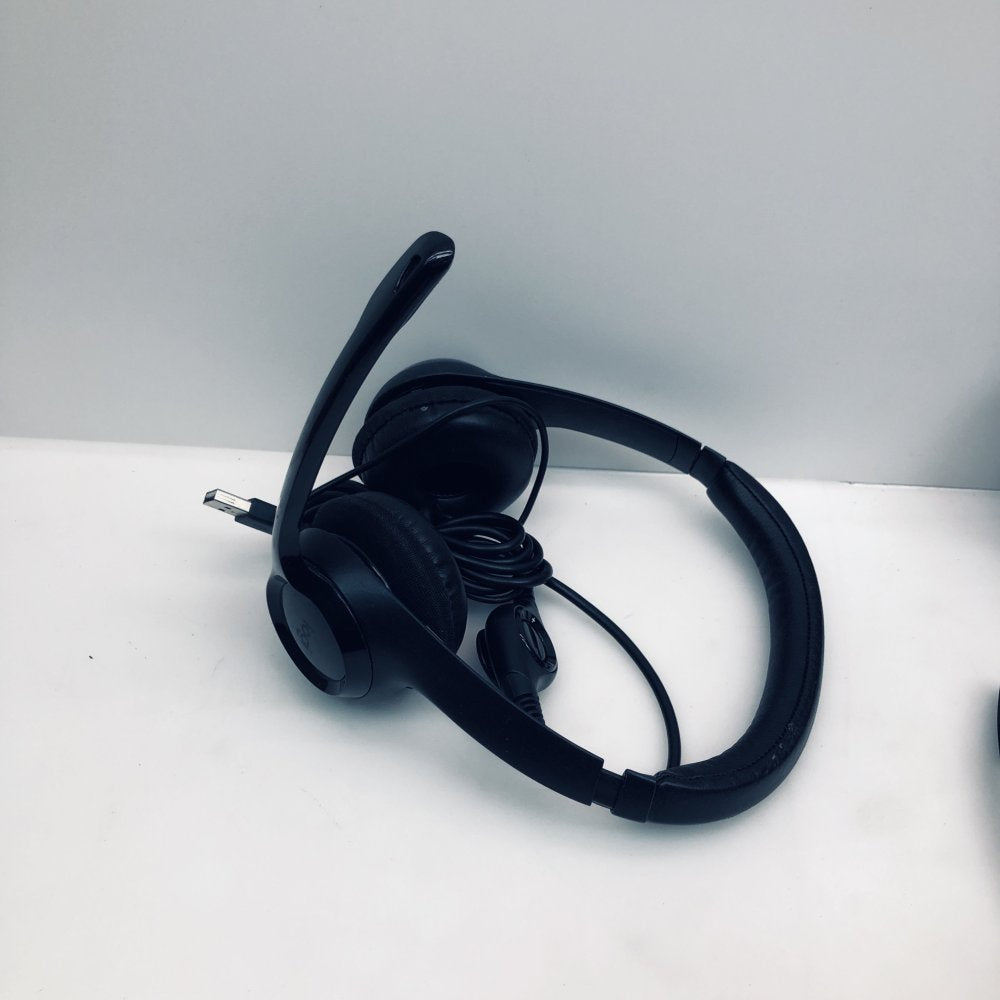 Job Lot IT Office Headsets 14x Logitech USB Headsets & 1x Jabra ENC010 Headset