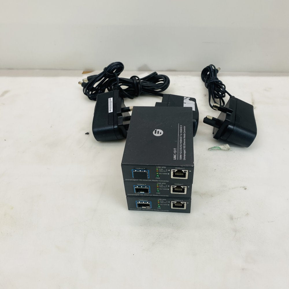 FS UMC-1S1T Unmanaged 10G Ethernet Media Converter 10GBase-T Grade B