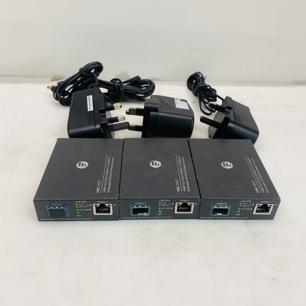 FS UMC-1S1T Unmanaged 10G Ethernet Media Converter 10GBase-T Grade B
