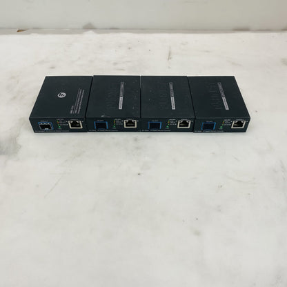 Planet XT-705A 10G Media Converter 10GBASE-T to 10GBASE-X - Lot of 4 Grade B