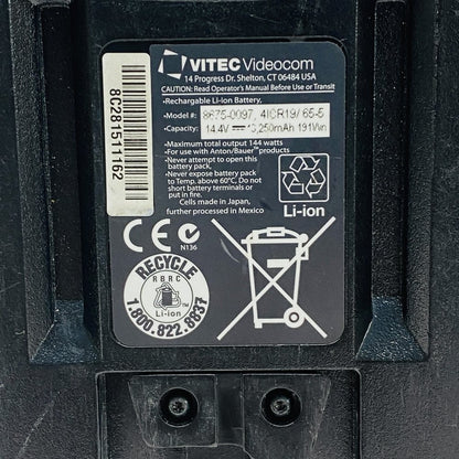 Anton Bauer Digital Series 190 Li-Ion Battery 14.4V Vitec Videocom Grade B
