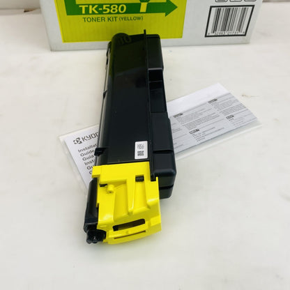 Kyocera TK-580 TK-580M Magenta Yellow Toner Kit OEM Genuine Job Lot