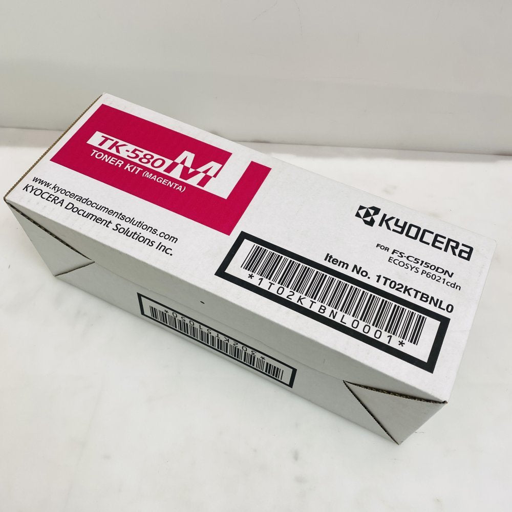 Kyocera TK-580 TK-580M Magenta Yellow Toner Kit OEM Genuine Job Lot
