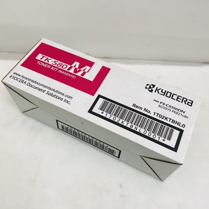 Kyocera TK-580 TK-580M Magenta Yellow Toner Kit OEM Genuine Job Lot