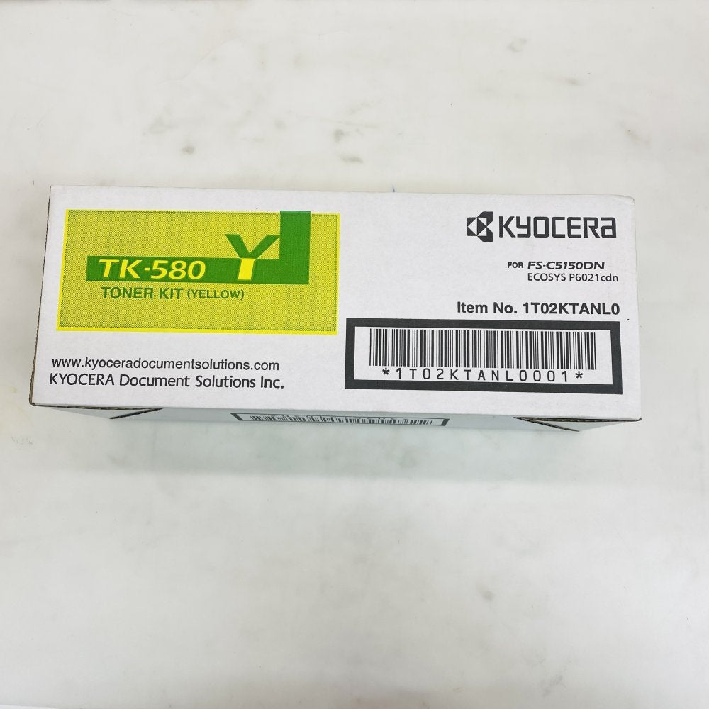 Kyocera TK-580 TK-580M Magenta Yellow Toner Kit OEM Genuine Job Lot