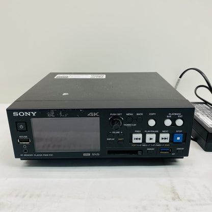 Sony PMW-PZ1 4K Memory Player SxS Card Reader Faulty Boots to EFI Shell w/ PSU