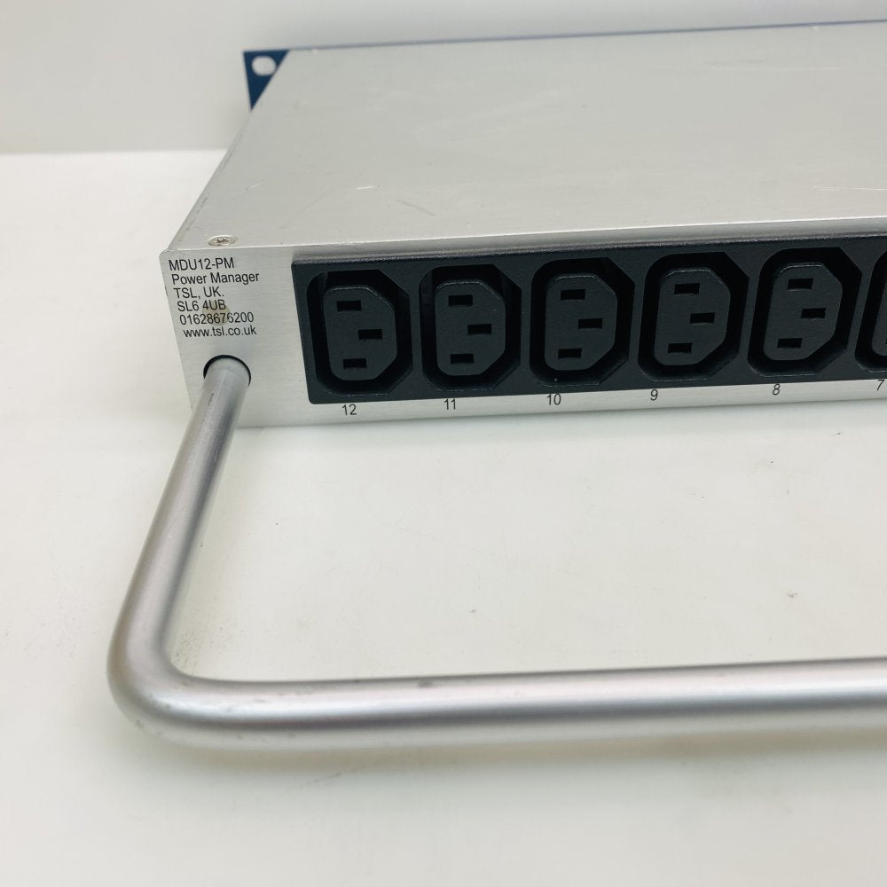 TSL MDU12-PM 12x IEC PDU Power Manager SNMP Ethernet 1U Rack (Grade B)