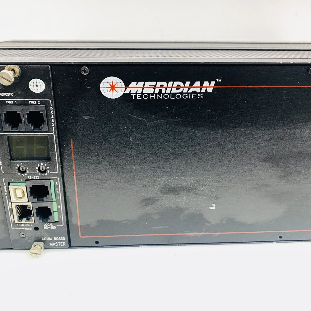 Meridian SR-2000PC 14-Slot Rackmount Fiber Optic Chassis Dual PSU - Used