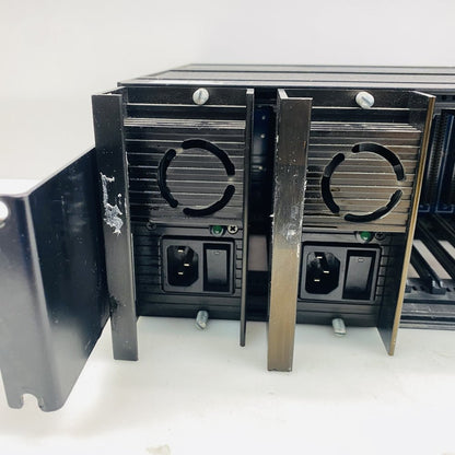 Meridian SR-2000PC 14-Slot Rackmount Fiber Optic Chassis Dual PSU - Used