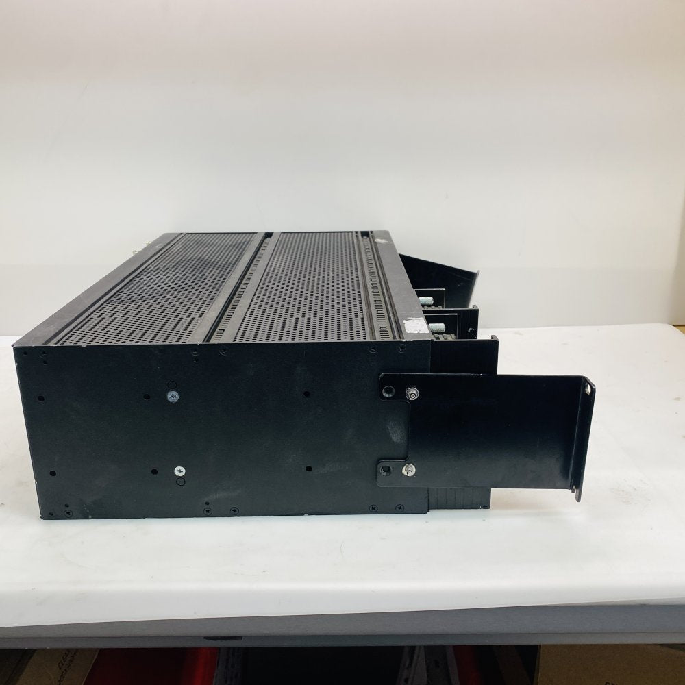 Meridian SR-2000PC 14-Slot Rackmount Fiber Optic Chassis Dual PSU - Used