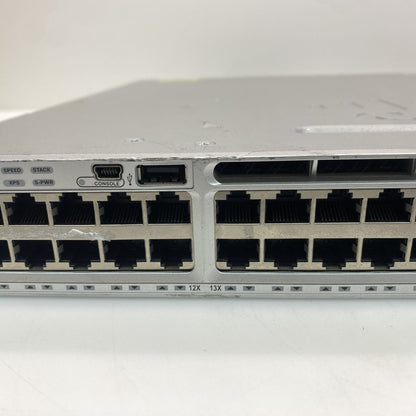 Cisco Catalyst 3850 48-Port Gigabit Switch WS-C3850-48T-L Rackmount Used