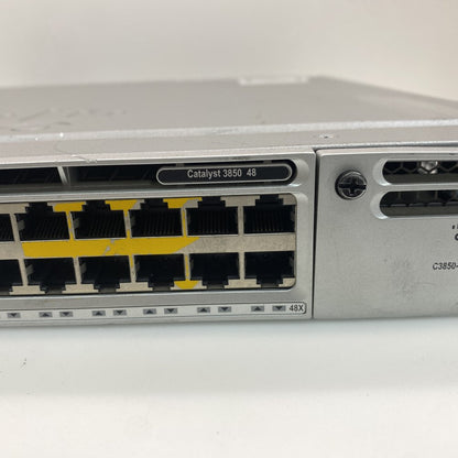 Cisco Catalyst 3850 48-Port Gigabit Switch SFP USB Console Rack