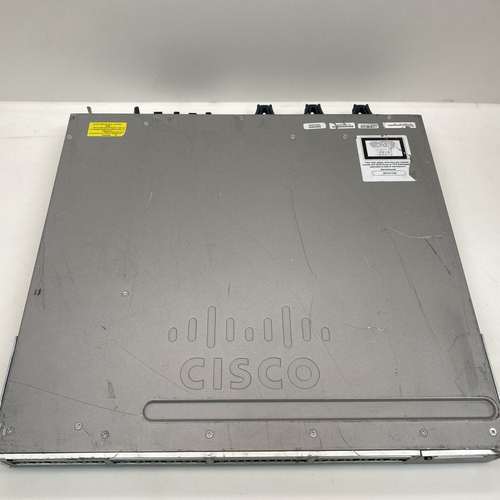 Cisco Catalyst 3850 48-Port Gigabit Switch WS-C3850-48T-L Rackmount Used