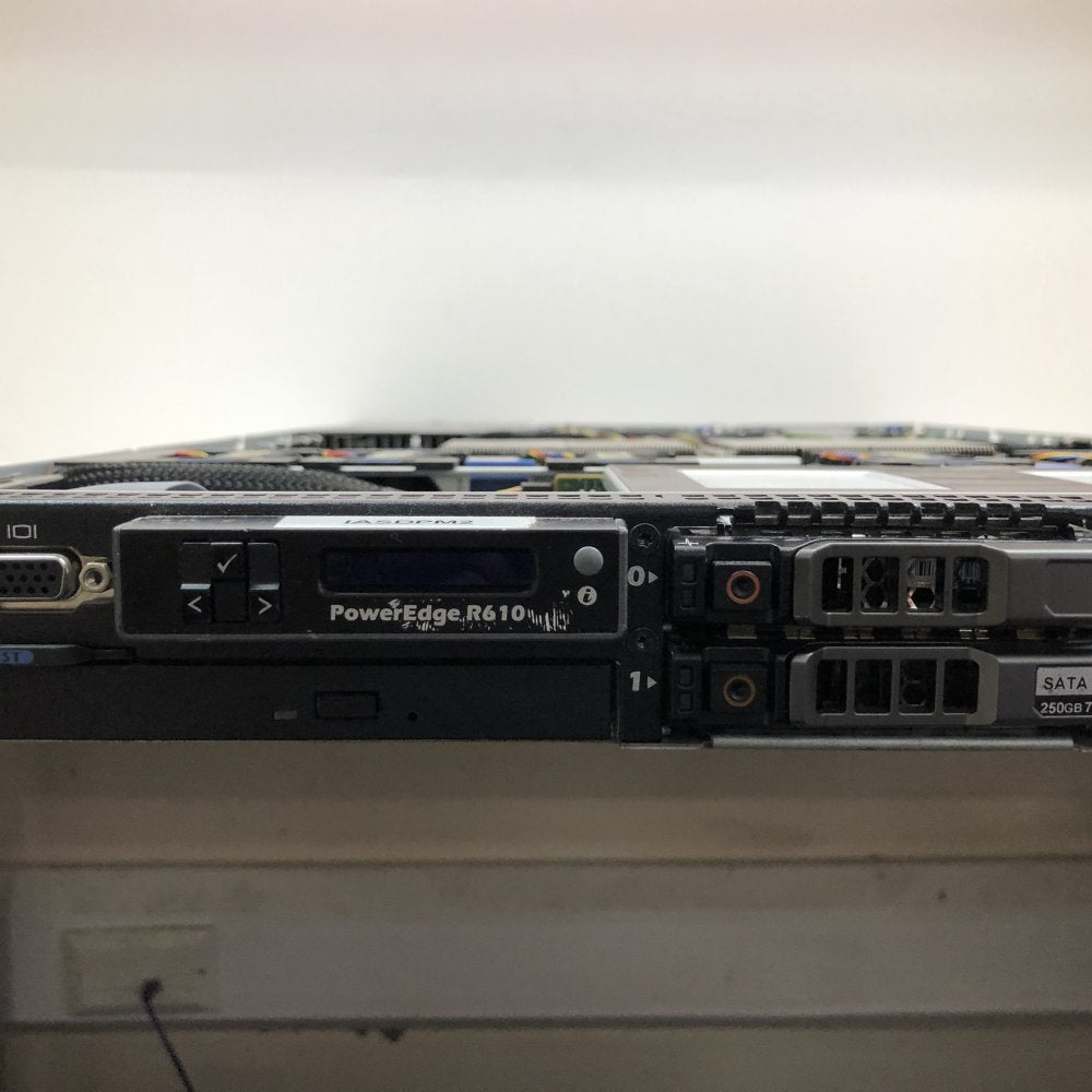 Dell PowerEdge R610 Dual Xeon 8GB iDRAC6 600GB SAS 1U Rack Server - Used