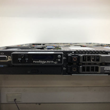 Dell PowerEdge R610 Dual Xeon 8GB iDRAC6 600GB SAS 1U Rack Server - Used