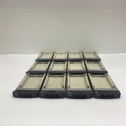 Professional HotSwap 2.5 SATA SAS Drive Caddy Supermicro Server Rack Tray x12