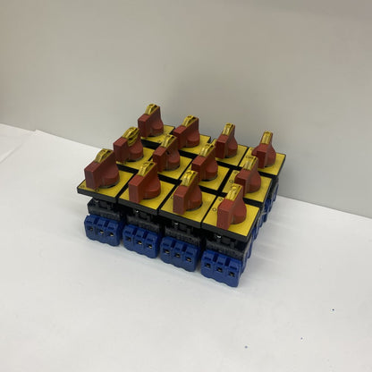 Industrial Rotary Isolator Switch 3 Pole 32A Kraus & Naimer KG32 Panel Mount x12